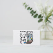 Carte De Visite Fête de Scuba (Debout devant)