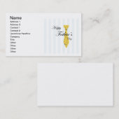 Carte De Visite Fête des pères heureuse (Devant / Derrière)