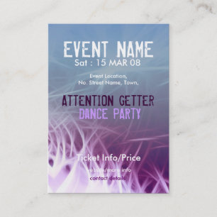 Carte De Visite FÊTE D'ÉVÉNEMENT miniFLYER #08