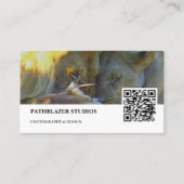 Carte De Visite Fête du lion | Photographie de la faune | (Devant)