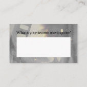 Carte De Visite fête nationale du cinéma (Dos)