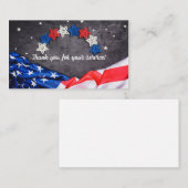 Carte De Visite Fête patriotique (Devant / Derrière)