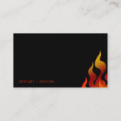 Carte De Visite Feu (Dos)
