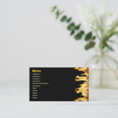 Carte De Visite Feu (Debout devant)