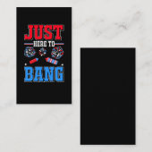 Carte De Visite Feu d'artifice Patriotic Party USA Fête 4ème de J (Devant / Derrière)