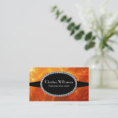 Carte De Visite Feu et flammes (Debout devant)