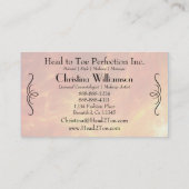 Carte De Visite Feu et flammes (Dos)