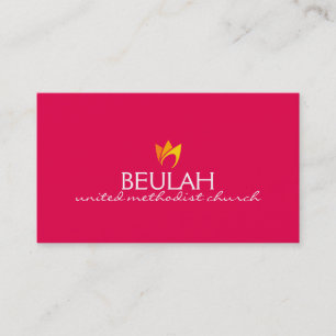 Carte De Visite Feu flamboyant (flammes jaunes à orange)