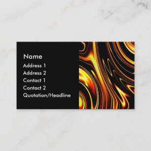 Carte De Visite Feu Spiral