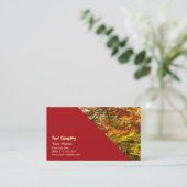 Carte De Visite Feuillage d'arbre d'érable (Debout devant)