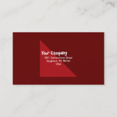 Carte De Visite Feuillage d'arbre d'érable (Dos)