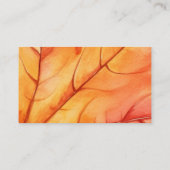 Carte de visite feuille (Dos)