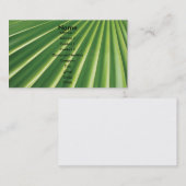 Carte de visite feuille (Devant / Derrière)