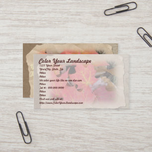 Carte de visite Feuille