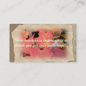 Carte de visite Feuille (Dos)