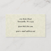 Carte De Visite Feuille 2 de Ginkgo (Dos)