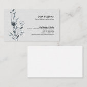 Carte De Visite Feuille Berries Herbes de médecine herbacée (Devant / Derrière)