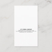 Carte De Visite Feuille Berries Herbes de médecine herbacée (Dos)