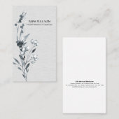 Carte De Visite Feuille Berries Herbes de médecine herbacée (Devant / Derrière)