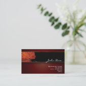 Carte De Visite Feuille de cuivre (Debout devant)