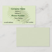 Carte De Visite Feuille de fougère (Devant / Derrière)