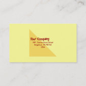 Carte De Visite Feuille de ginkgo biloba (Dos)