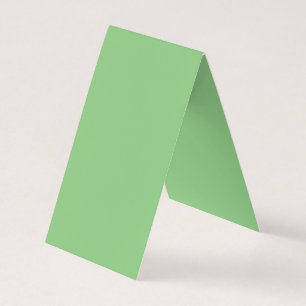 Carte De Visite Feuille de gomme, Feuille pâle, Vert pixie,