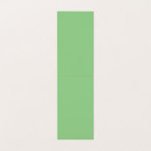 Carte De Visite Feuille de gomme, Feuille pâle, Vert pixie, (Intérieur déplié)