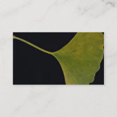 Carte De Visite Feuille de inspiration de Ginkgo (Dos)
