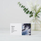 Carte De Visite Feuille d'hiver (Debout devant)