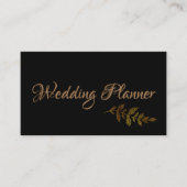 Carte De Visite Feuille d'or (Devant)