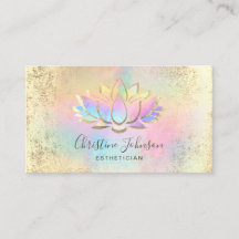 feuille d'or faux lotus aux couleurs pastel