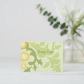 Carte De Visite Feuille floral (Debout devant)