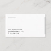 Carte De Visite Feuille Ginkgo moderne (Dos)