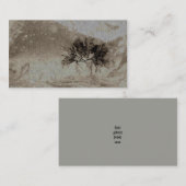 Carte de visite Feuille habillé (Devant / Derrière)