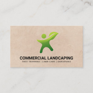 Carte De Visite Feuille pouce verte   Jardinage   Paysage