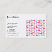 Carte De Visite Feuille rétro II 01 (Dos)