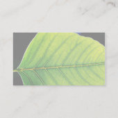 Carte De Visite Feuille vert de feuille (Dos)