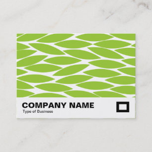 Carte De Visite Feuilles Abstraites - Vert Martien