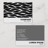 Carte De Visite Feuilles Abstraits (Devant / Derrière)