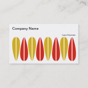 Carte De Visite Feuilles alternatifs 02