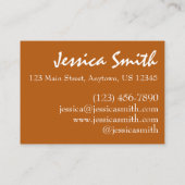 Carte De Visite Feuilles automnales Feuilles d'automne Feuilles Sk (Dos)