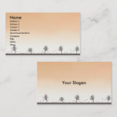 Carte De Visite Feuilles d'automne (Devant / Derrière)