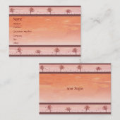 Carte De Visite Feuilles d'automne (Devant / Derrière)