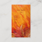Carte de visite Feuilles d'automne (Dos)