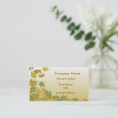 Carte De Visite Feuilles d'automne (Debout devant)