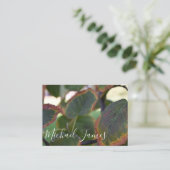 Carte De Visite Feuilles d'automne Feuillage d'automne Nature Phot (Debout devant)