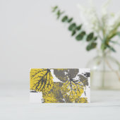 Carte De Visite feuilles de tremble (Debout devant)