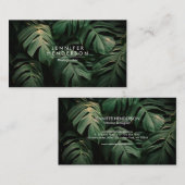 Carte De Visite Feuilles forestiers (Devant / Derrière)