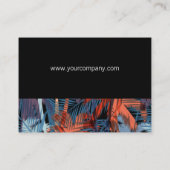 Carte De Visite Feuilles Palm (Dos)